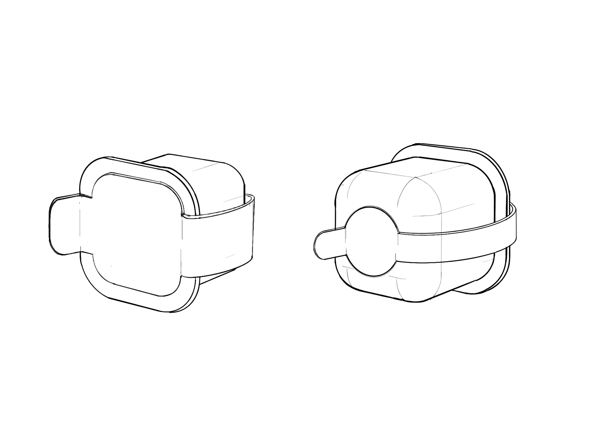 Sketches and concepts – Skietta packaging study 2