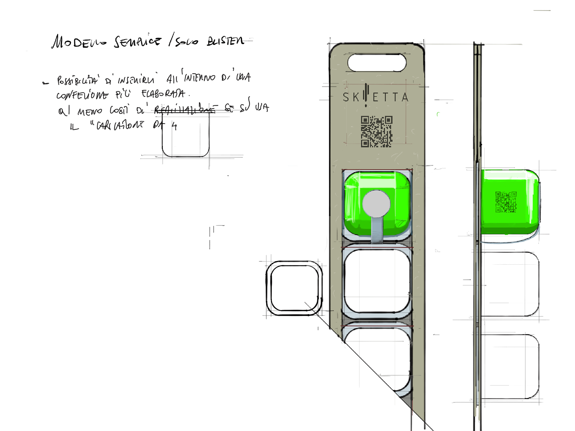 Sketches and concepts – Skietta packaging study 9