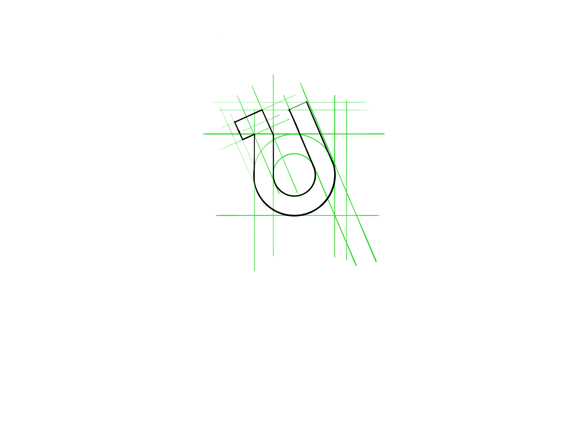 Sketches and concepts – final Skietta brand graphic 1