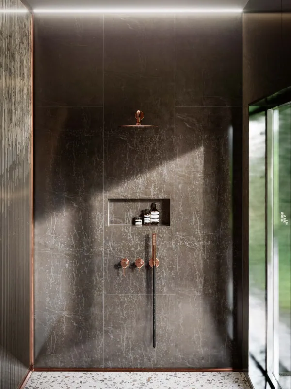 Casa e ufficio – bagno marrone 4